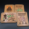 Geschenkkarten aus Holz für verschiedene Anlässe