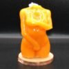 Bienenwachskerze Schüchterne Frau Figur