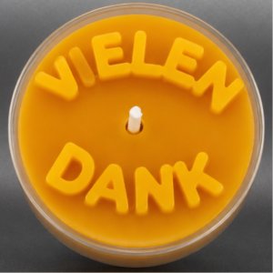 Teelicht Vielen Dank